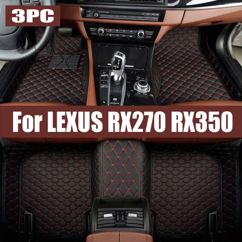 3D TPE LHD Car Floor Mat For LEXUS RX270 RX350 2009-2015 Floor Liner Tray Foot Pad Carpet Mats Full surround SUV Car trunk mat