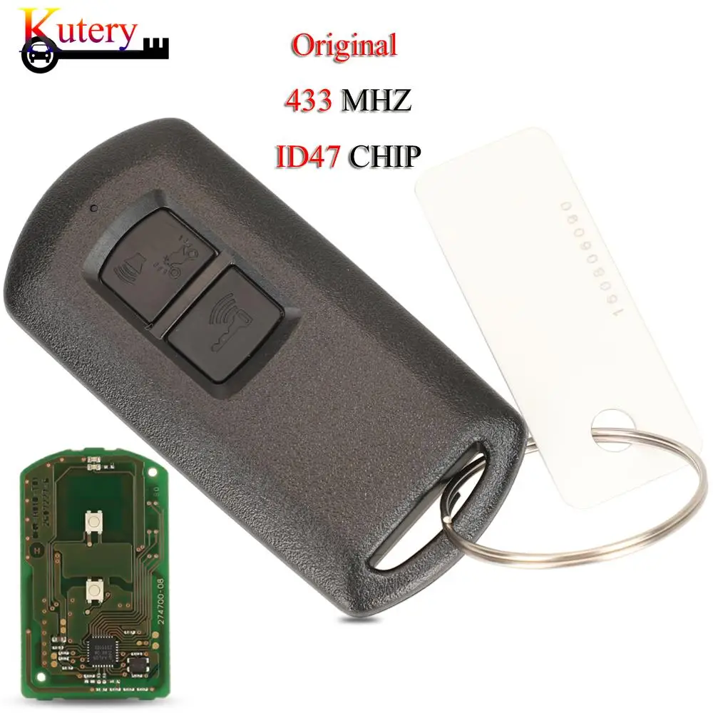 

jingyuqin Original Factory Remote Motorcycle Control Key For Honda Motorbike 434Mhz ID47 PCF7938 Chip 2Buttons