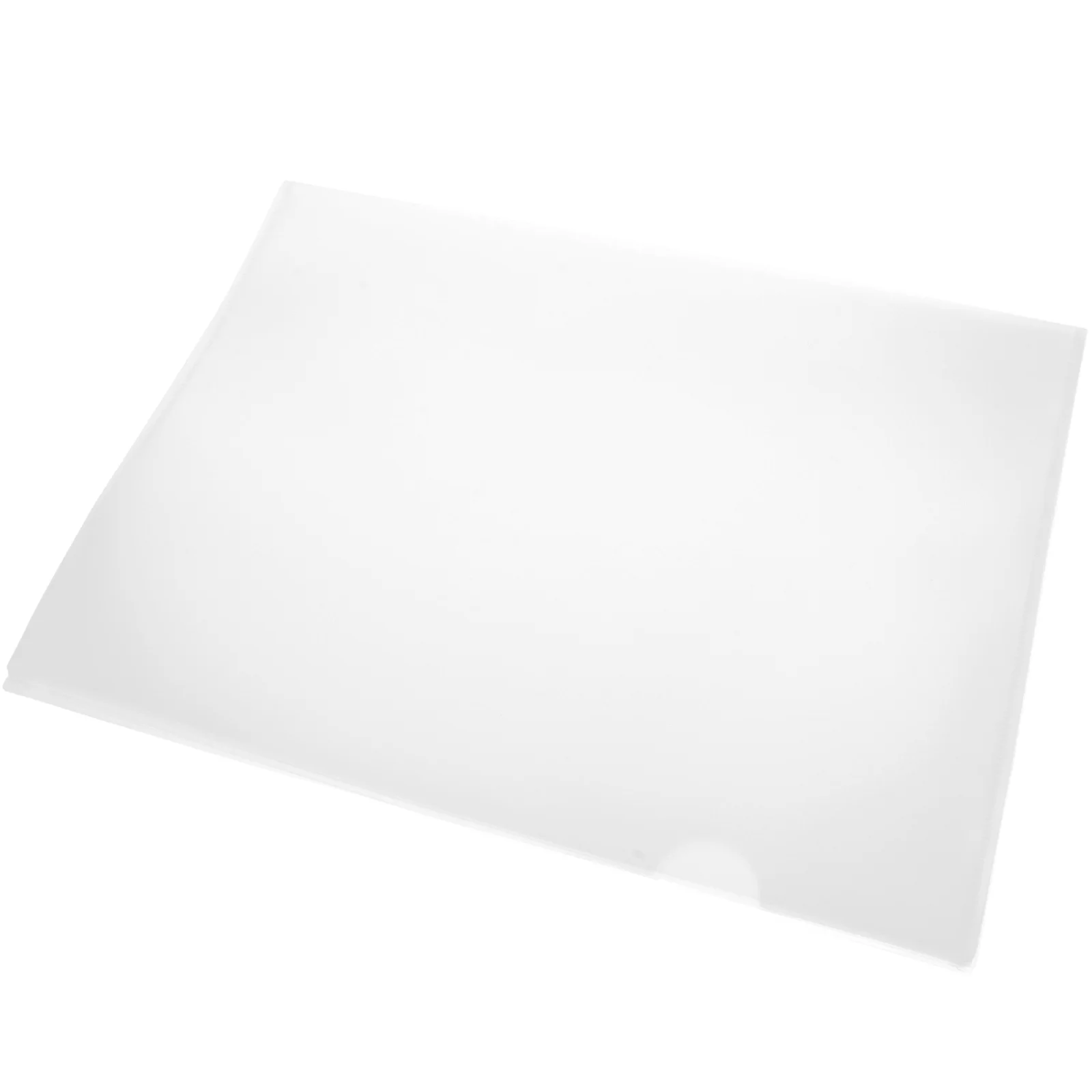 

10pcs A4 File Holder Transparent Document Folder For Office Paper Storage Portable File Bag Pp Material Lightweight