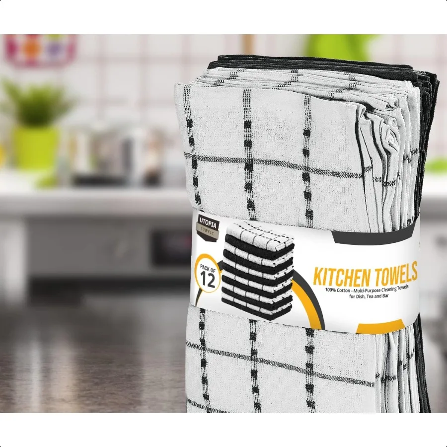 Toalhas de cozinha Utopia e absorvente macio