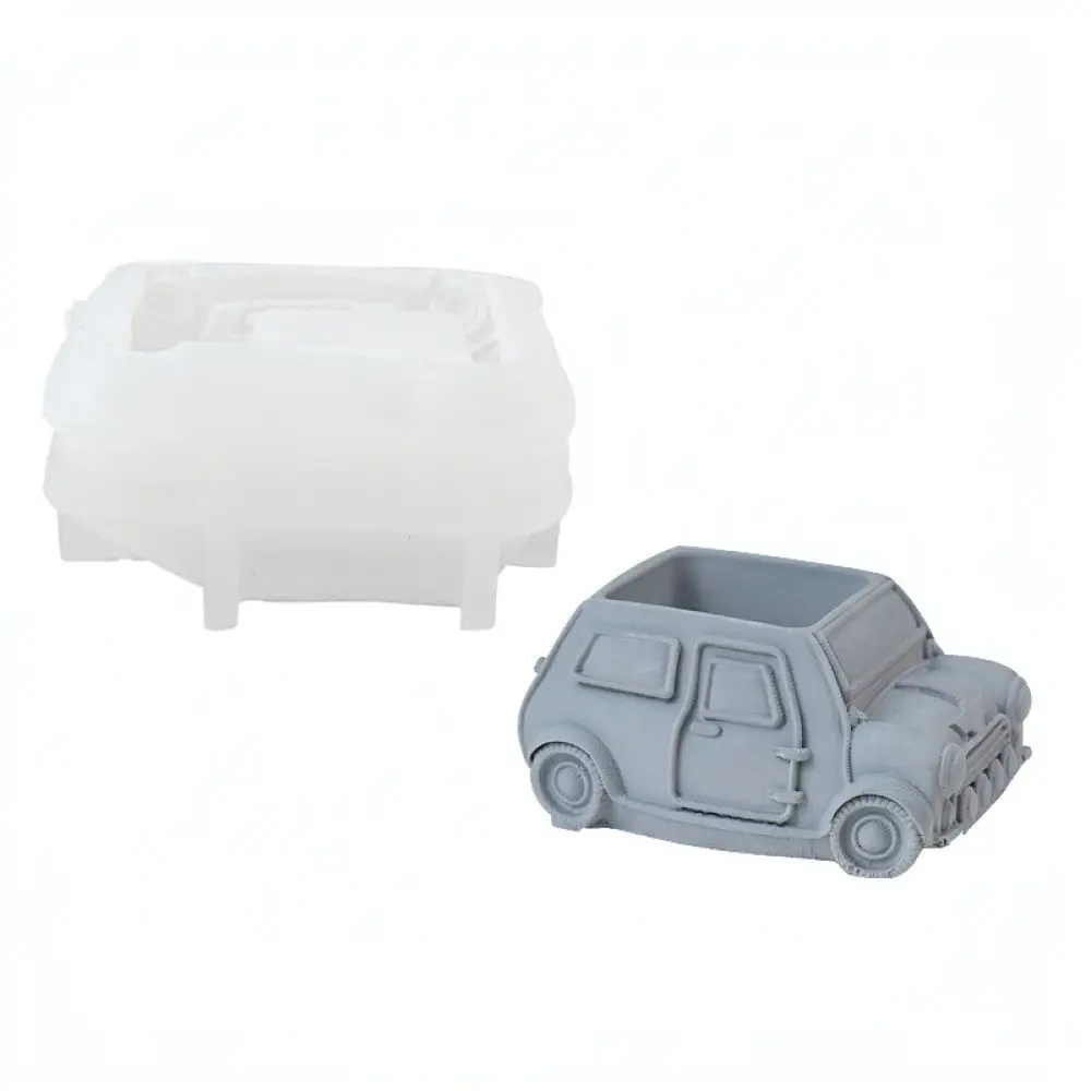 Silicone Bus Car Shape Mold For Scented Wax Candle Plaster Diffuser Creative Handmade Gift Making Modern Craft Tool Supply