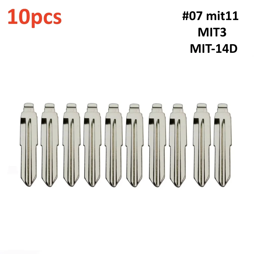 15 pieces 07 Flip Remote Key Blade For Mitsubishi Suzuki MIT3 MIT-14D