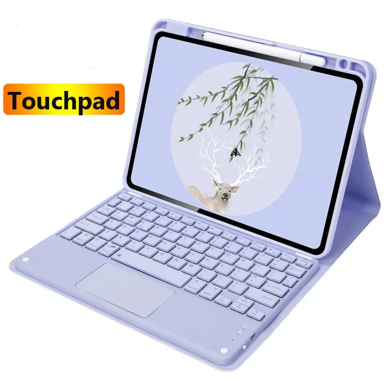 

Keyboard Cover For Huawei MatePad SE 11 Inch 2024 AGS6-W00 W09 Funda Trackpad Wireless Keyboard Tablet Case Magnetic Shell