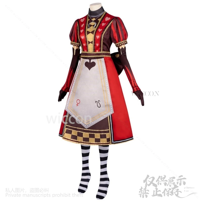 Anime Game Alicee Prinses Jurk Cosplay Kostuum Madness Maid Schort Lolita Pruiken Props Voor Vrouwen Meisjes Halloween Party Aangepast