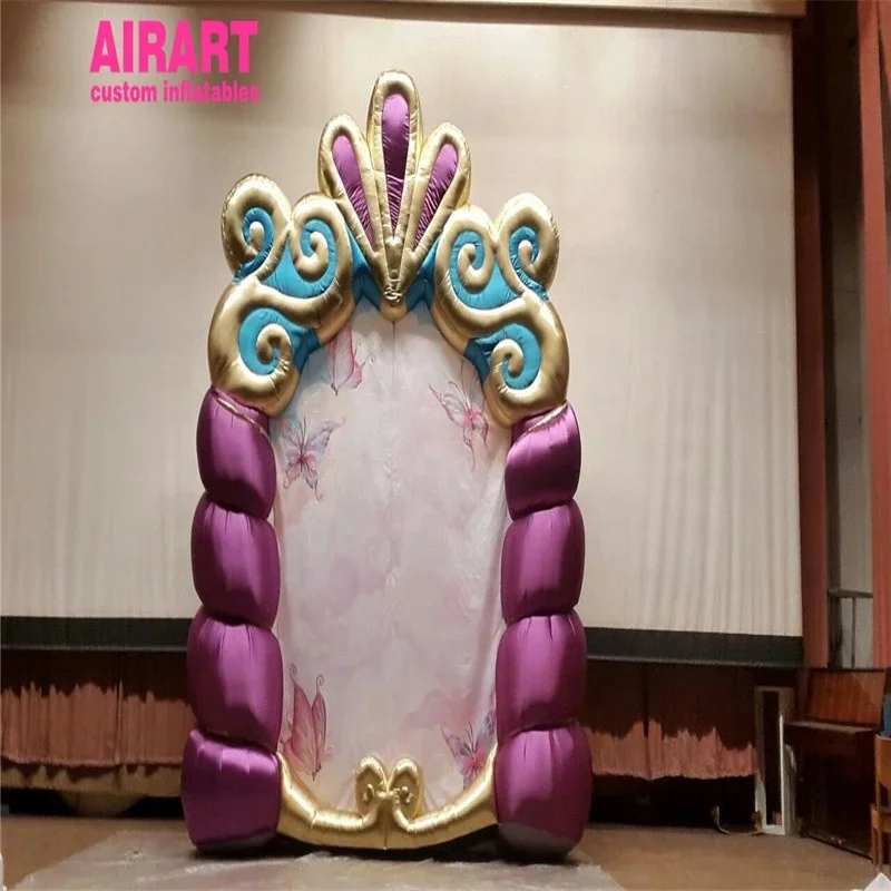 Factory customized activity decoration inflatable magic mirror balloon cartoon props