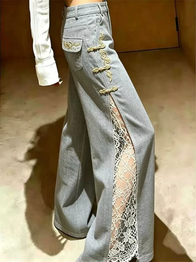 Tailored Trousers Gray Elegant - Tailored Trouser Wide recension och pris