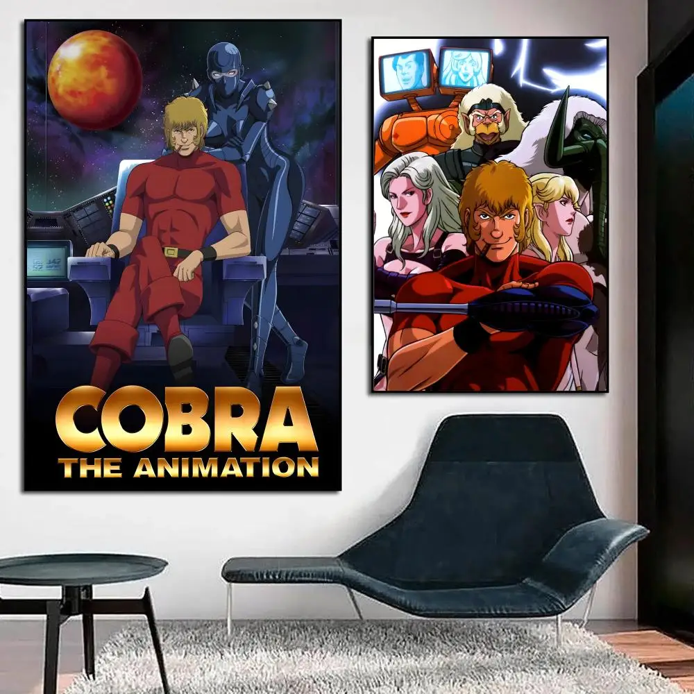 Cobra The A-Animation Anime Poster HD Art Sticky Wall Waterproof Home Anime Movie Singer Living Room Bedroom Bar Aesthetic