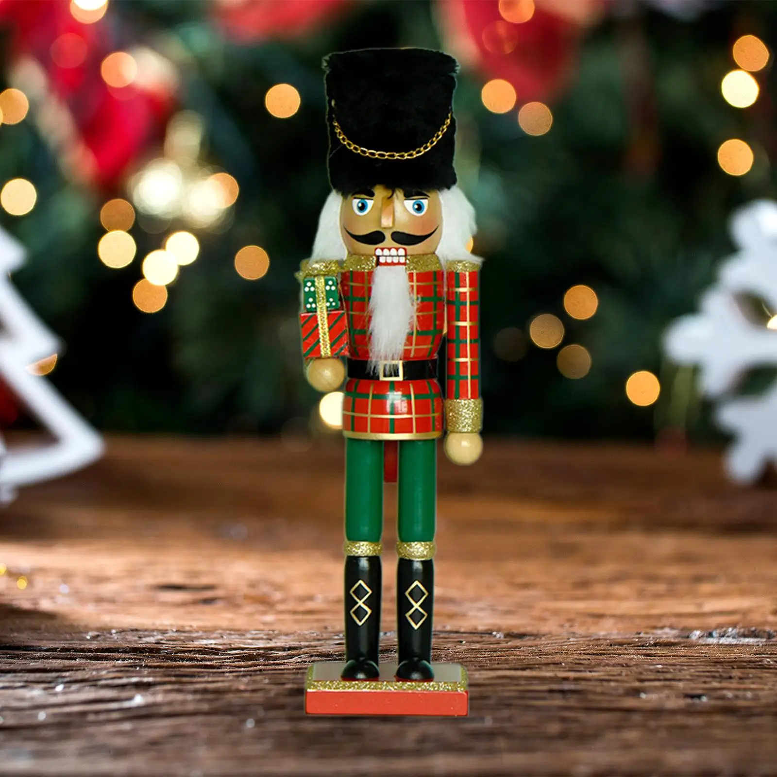 

Nutcracker Figurine Statue Christmas Decorations Gift Crafts Wooden Nutcracker