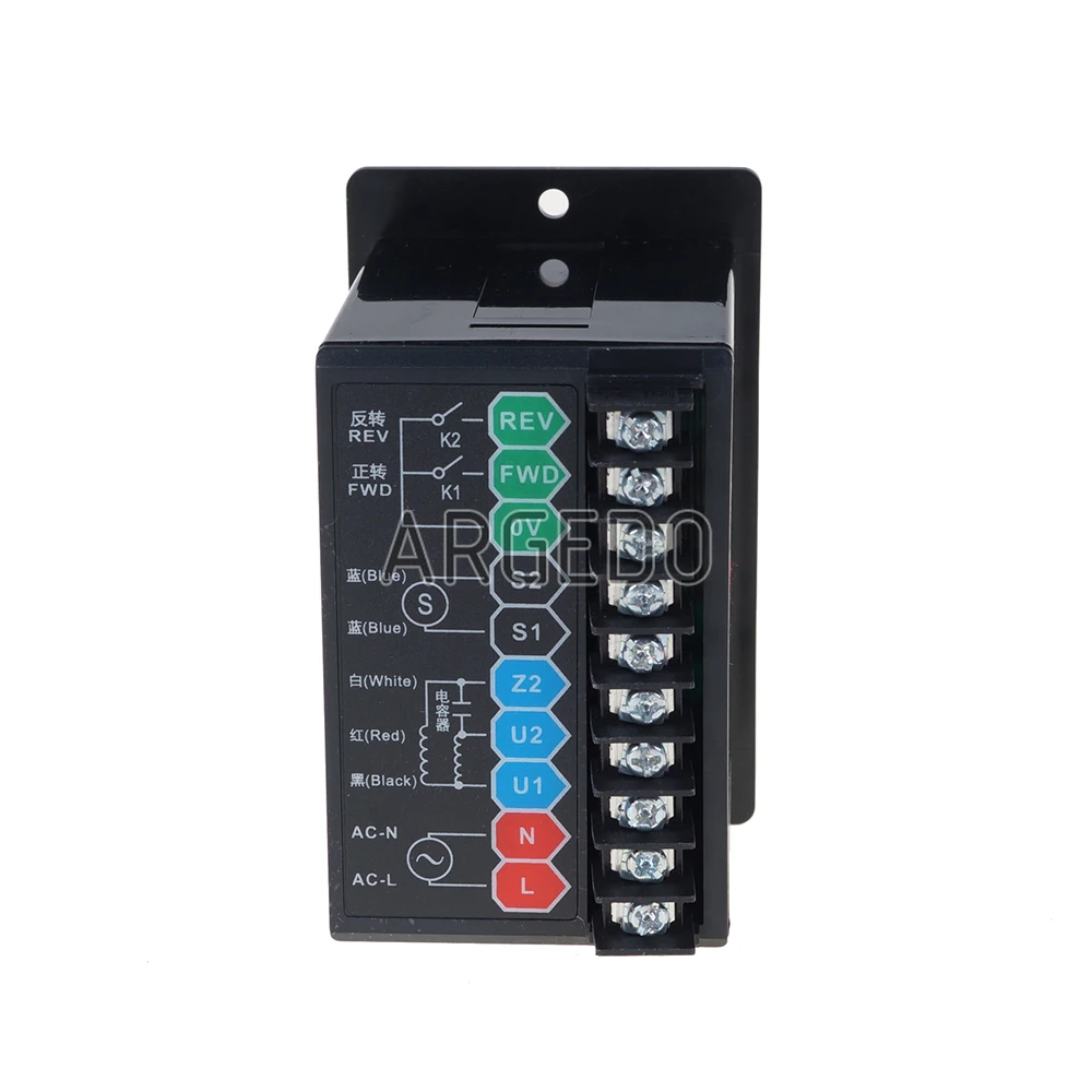 Programável 6-120W 220V AC Painel-Baseado MCU Controlador de Velocidade do Motor Digital Governador com Display LED e Soft-Start