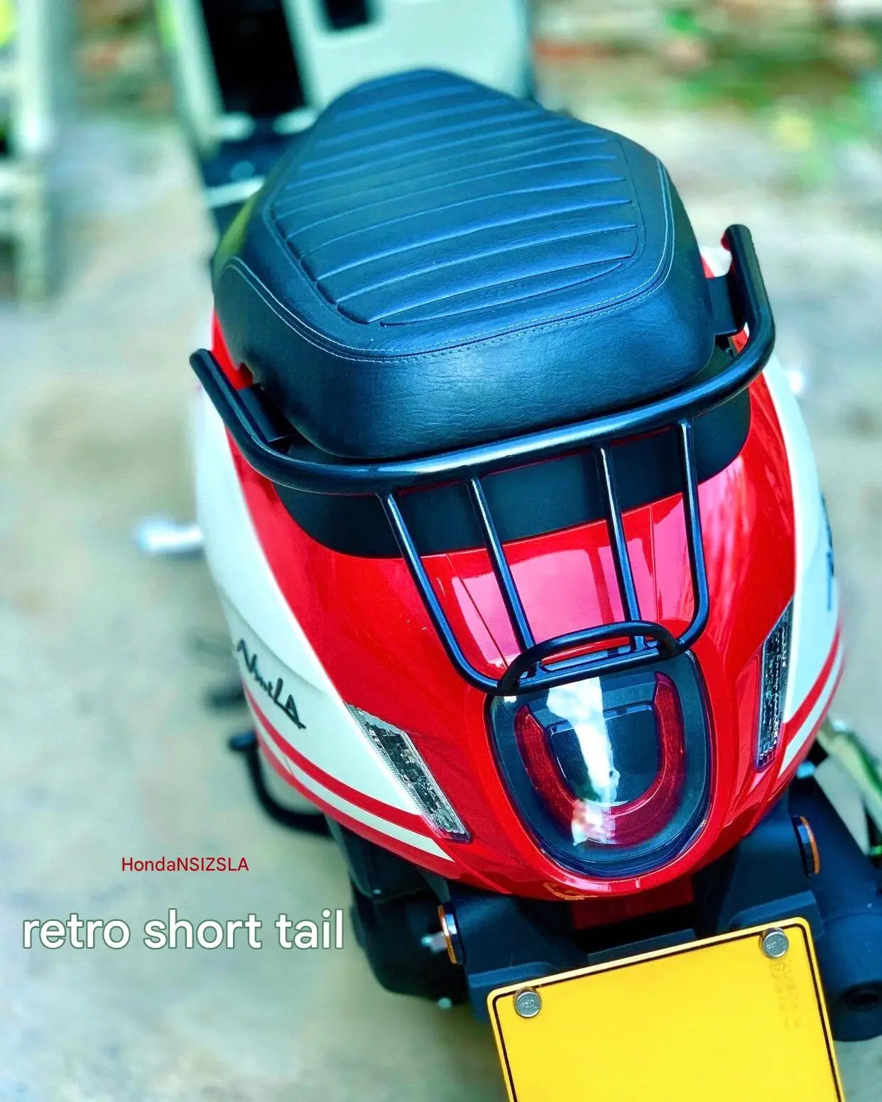 For modification: Front luggage/baggage rack (foldable) for Sundiro Honda NS125LA.