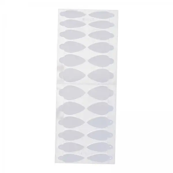 Nail Tip Guide Stickers Reusable Silicone 12 Sizes French Stencil for DIY Salon Acrylic Gel Extension