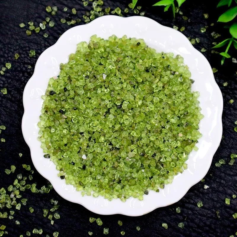 Natural Olivine Gravel, Degaussing Stone, For Home, Garden, Plants Pots and Aquarium Decorations