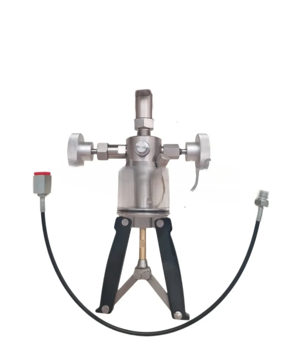 

Marine Pliers Type Force Pump 0 ~ 700bar Hand Pinch High Pressure Hydraulic Source Handheld Pneumatic Pressure Calibrator