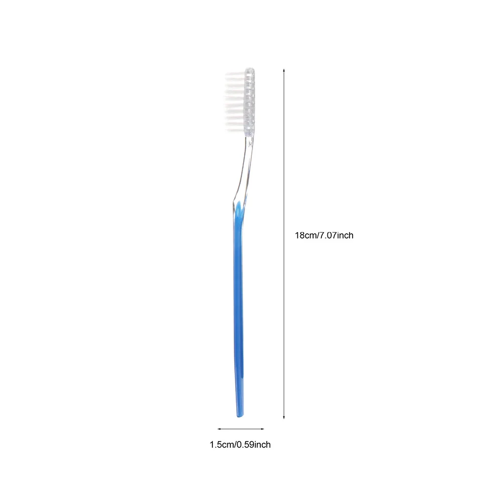 

50pcs Disposable Toothbrushes Portable Travel Teeth Brush PP Material Smooth Safe Durable al Health Plaque Removal Family