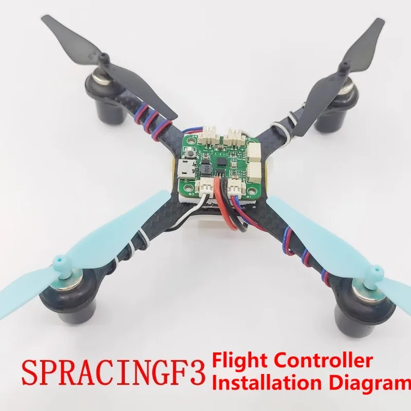 SP RACING F3 EVO Brushed Flight Controller RC Part 1S20A Barometer for 1S Brushless Tiny Whoop P9U Training ToysforBeginnersGift