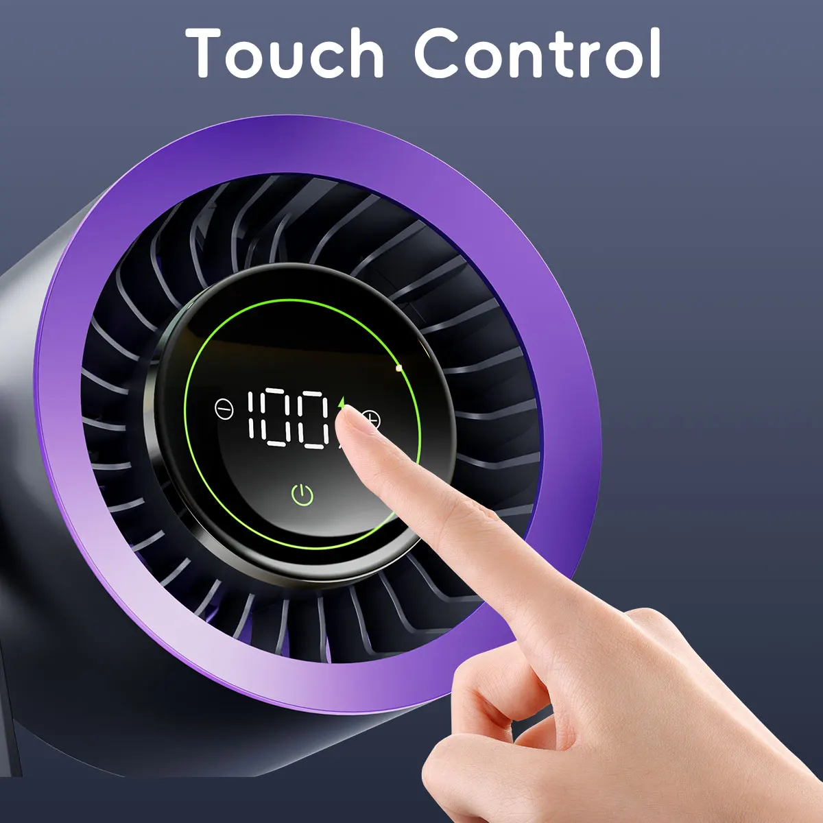 2026 Multifunctional USB Powered Desk Fan LED Display 90 Degree Horizontal Oscillation Foldable Design for Car RV Use Quiet