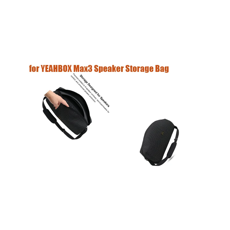 

Newest Portable Wireless Bluetooth-compatible Sound-Transmitting Fabric Pouches for YEAHBOX Max3 Speaker Storage Bag
