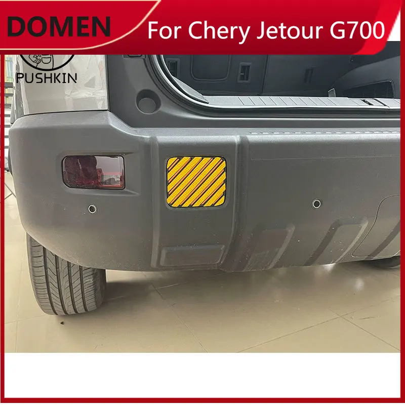

New For Chery Jetour T1 2025 2026 car interior parts Anti rear collision warning sticker for front bumper of door accessories