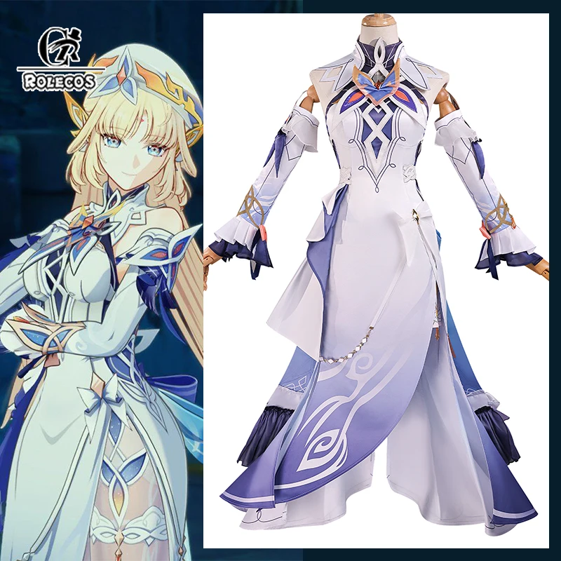 

ROLECOS Game Genshin Impact Nicole Reeyn Косплей Костюм Hexenzirkel Nicole Reeyn Хэллоуин Женское Платье Вечеринка Ролевая Игра Наряд