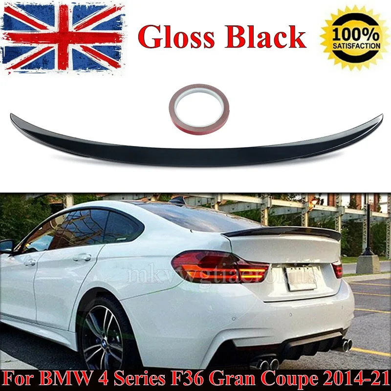 

Задний спойлер Magickit для BMW 4-й серии F36 2014-2020, в стиле MP, глянцевый черный