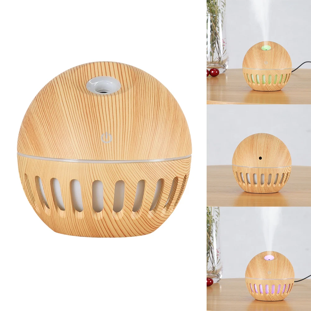 

USB-увлажнитель для ароматерапии, 130 мл, диффузор эфирного масла с красочной подсветкой, прохладный увлажнитель тумана для домашней ароматерапии