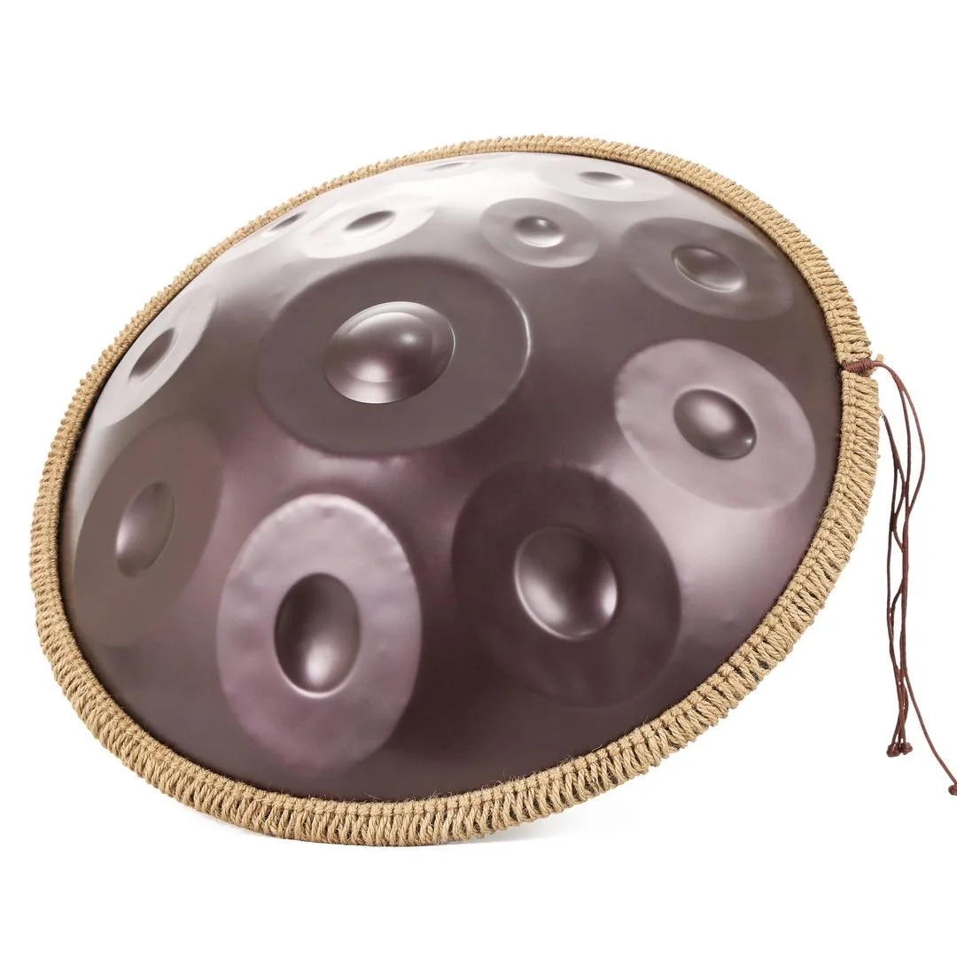 Tamburo Handpan da 22 pollici 9note 10note 12note 14note strumento di alta qualità per principianti con custodia e supporto per padella