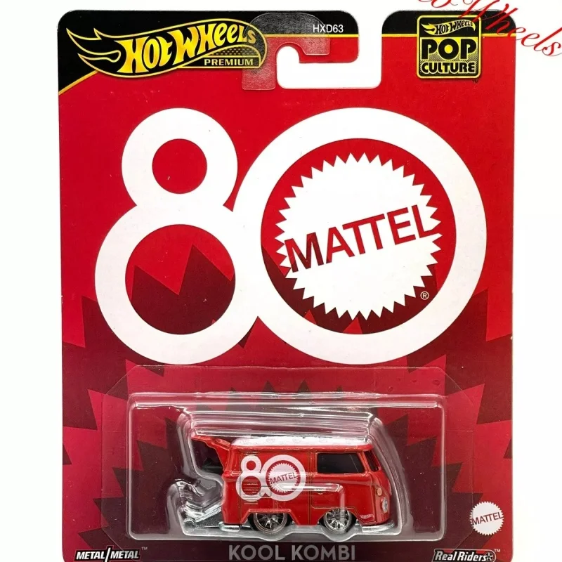 

Hot Wheels Premium Pop Culture Mattel 80th Kool Kombi 1/64 Collection Diecast Vehicle Model Toys Gift