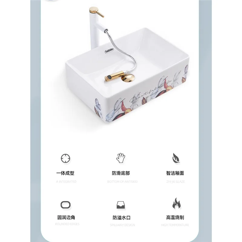 On-stage basin Wash basin Single basin Nordic washbasin Wash basin Ceramic