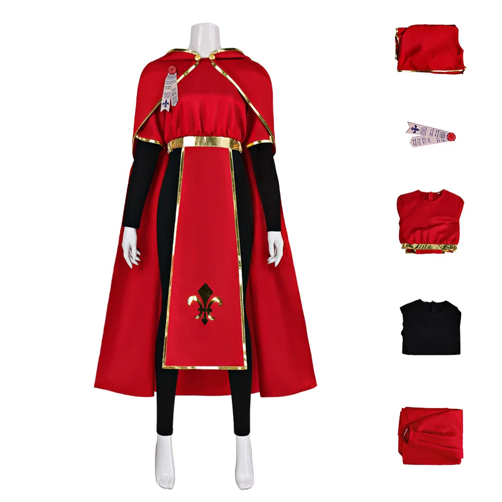 

Medieval Cosplay Pastor Battle Nun Jumpsuit Cloak Coat Clothes Halloween Costume Carnival Outfit Suits Party Disguise Roleplay