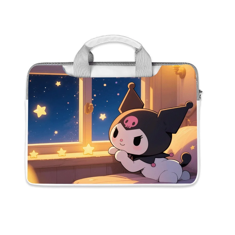 

Hello Kitty Kuromi Portable Laptop Bag Protective Cover for Macbook 12 13 14 15.6 16 Inch Macbook Air Asus Huawei Briefcase Gift