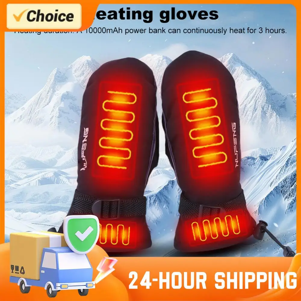 

Новые перчатки с электрическим подогревом, мотоциклетные зимние перчатки с подогревом, теплые водонепроницаемые термоперчатки с подогревом для кемпинга, пешего туризма