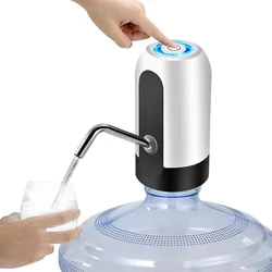 Fontanella pompa per bottiglia d'acqua giardino di casa interruttore automatico cucina con un clic sala da pranzo Mini ricarica USB elettrica Carboy