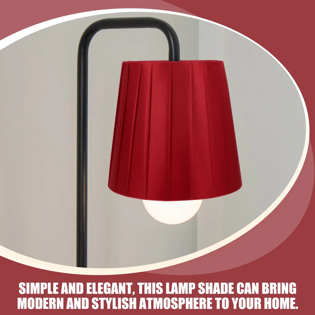 

2Pcs Cloth Lamp Shade Simple Elegant Design for Desk Bedside Table Lamp Replacement Cover Household Hotel Office Decoration