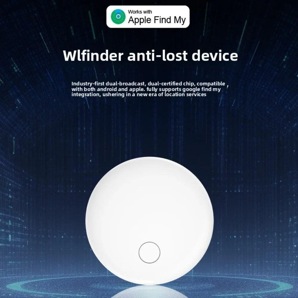 

Умный трекер с защитой от потери для Apple Find My, водонепроницаемая GPS-метка местоположения для ключей, кошелька, домашних животных, пожилых детей, беспроводной поиск ключей