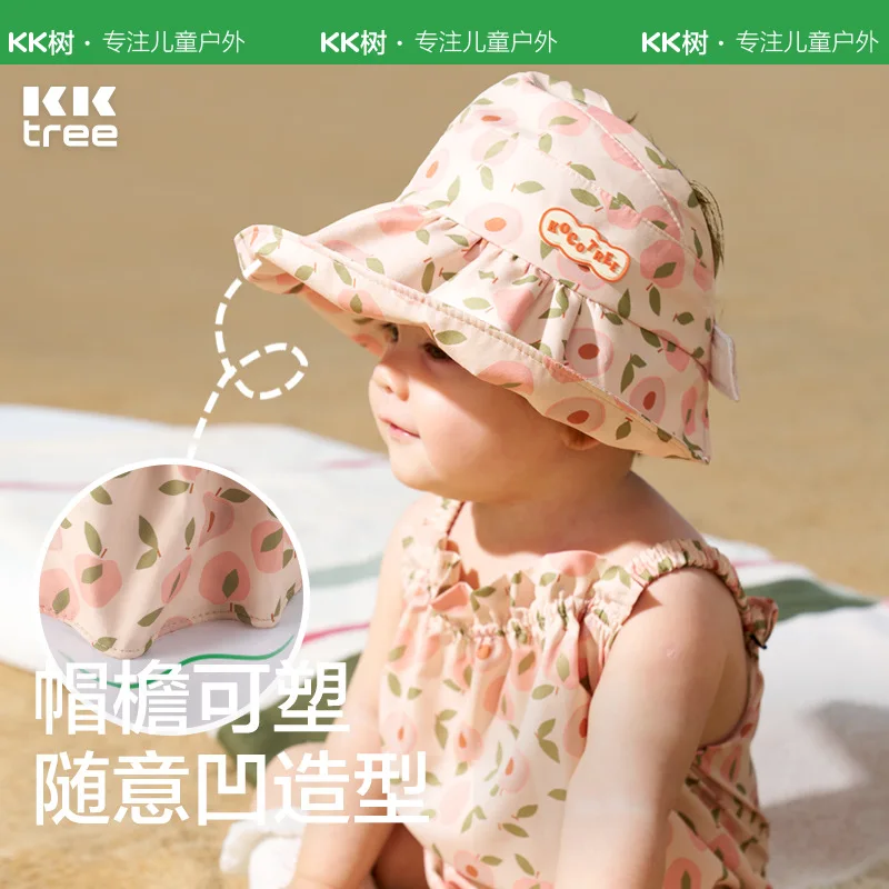 Baby Sun Hat UV Protection Baby Sun Hat Boy Girl Empty Top Big Brim Kids Sun Hat