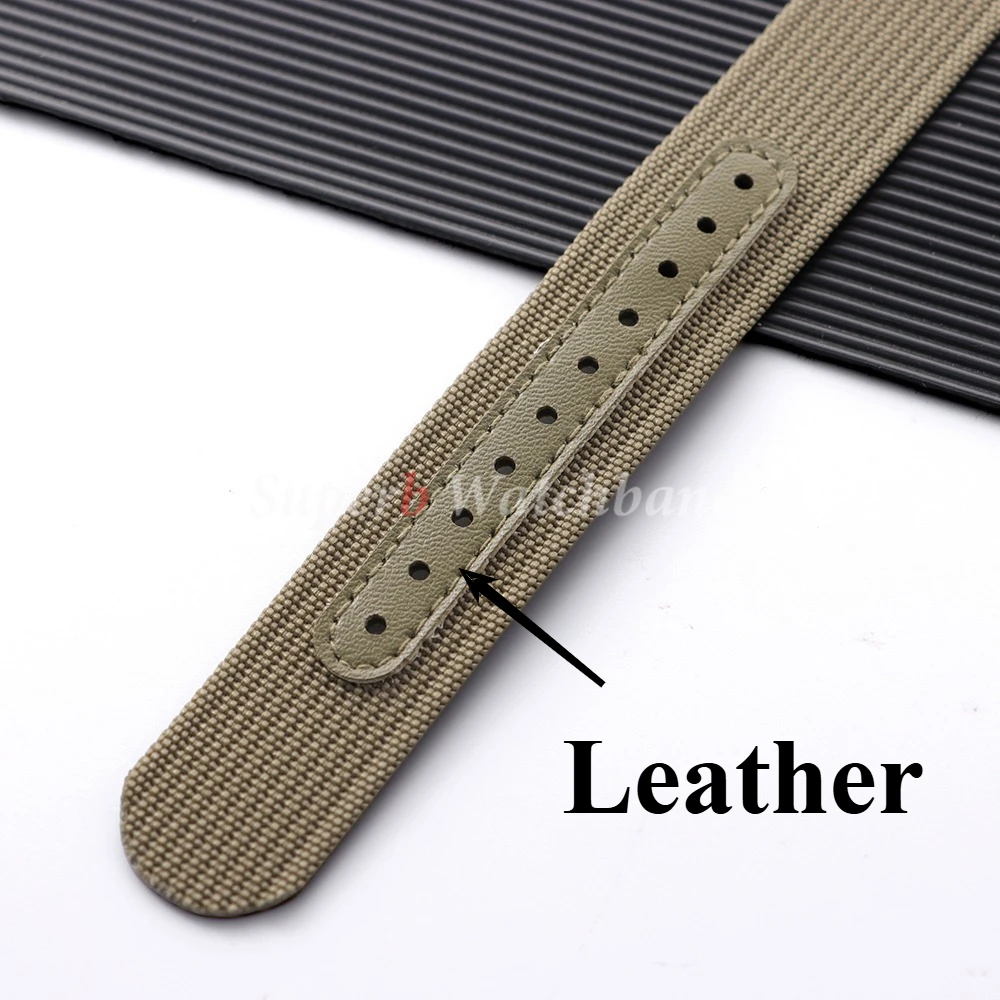 Quality Ribbed Nylon Watch Strap 20mm for Omega for Swatch Folding Buckle Sport Waterproof Watchband Women Men Belt Accessories