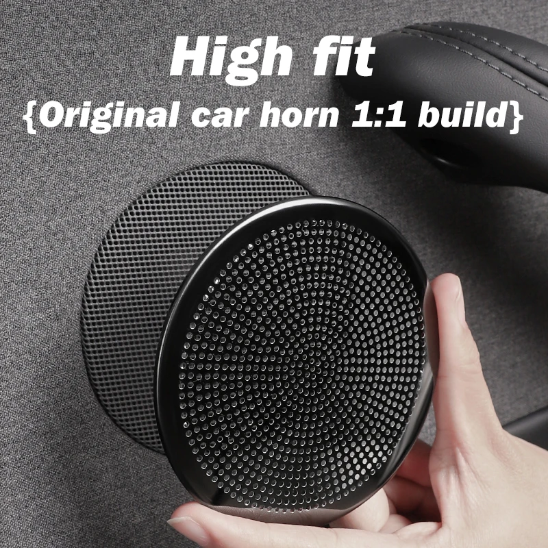 Herval For Tesla Model 3 Highland Door Horn Cover Rear Door Speaker Protector Cover Model3 Audio Panel Modification Accessories