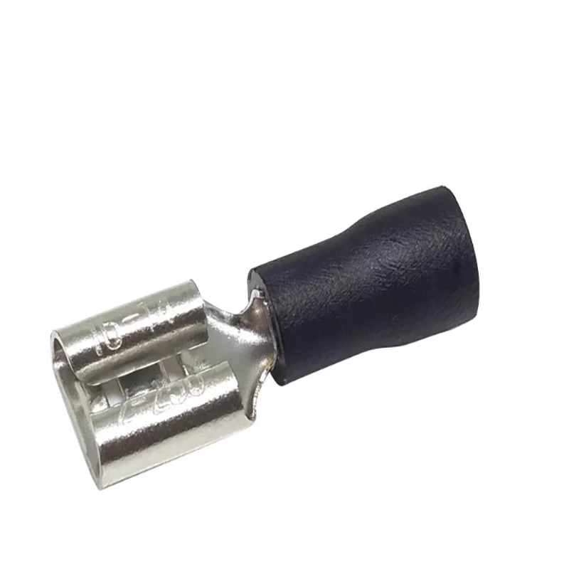 20PCS FDD2-250 Spring Terminal Crimp Connector, Female Pre-Insulated Terminal, 6.3MM Spring, Wire Lug Copper Terminal