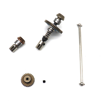 Metal Slipper Clutch Mid Transmission Shaft Se tUpgrade Parts For Wltoys 124017 144010 144001 124019 RC Car