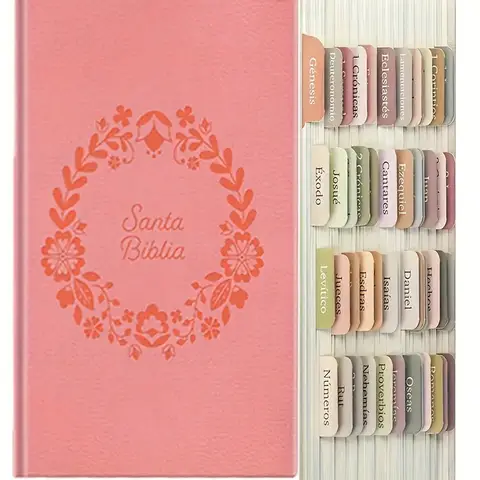 스페인어 성경 탭, 75개 탭, 보호 테마, 여성 및 남성을 위한 적층 성경 탭, 스페인어 성경 탭, 스페인어 성경 탭 Best5