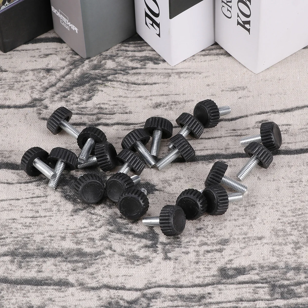 

20pcs Adjustable Furniture Legs M6 Plastic Base Floor Protectors Easy Install Office Home Conference Tables Restaurant Desks