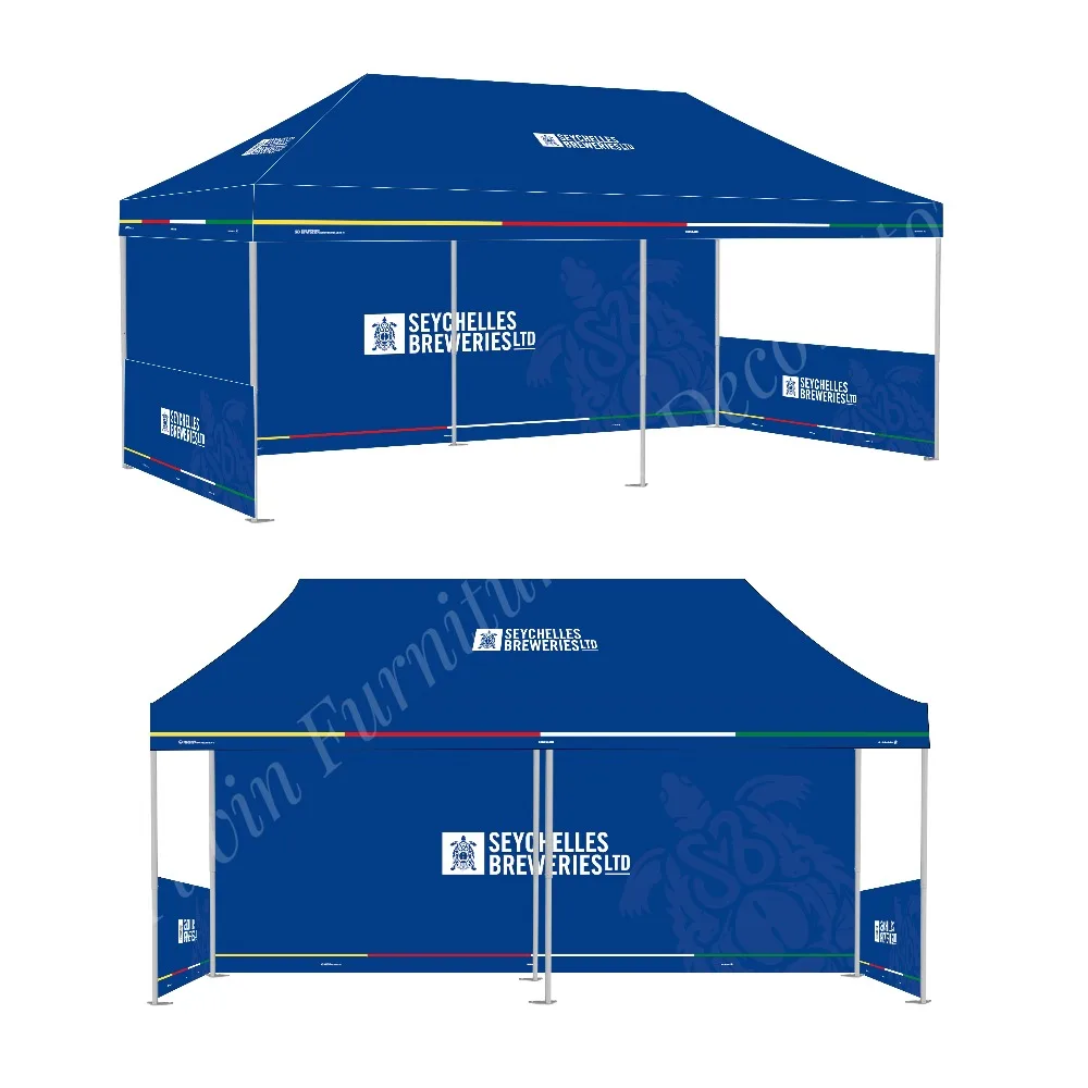 Fire Retardent Waterproof Aluminium Exhibition Tents Commercial Grade Pop up Canopy 10X20ft Trade Show Tent  Ez up Tents
