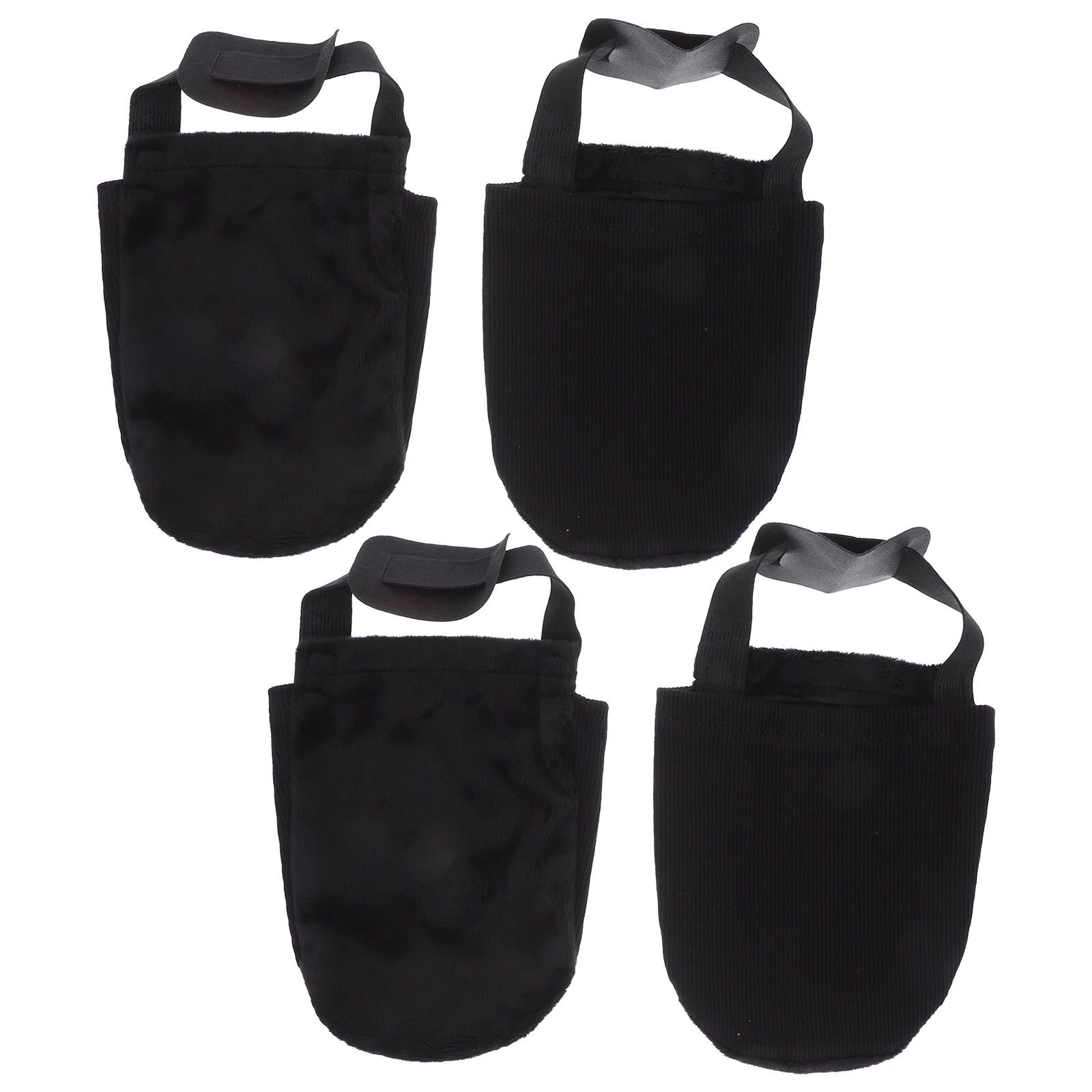 

2Pairs Bowling Shoe Sliders Durable Slip Resistant Easy Wear Elastic Band Bowling Sports Supplies Shoe Cover with Elastic Band