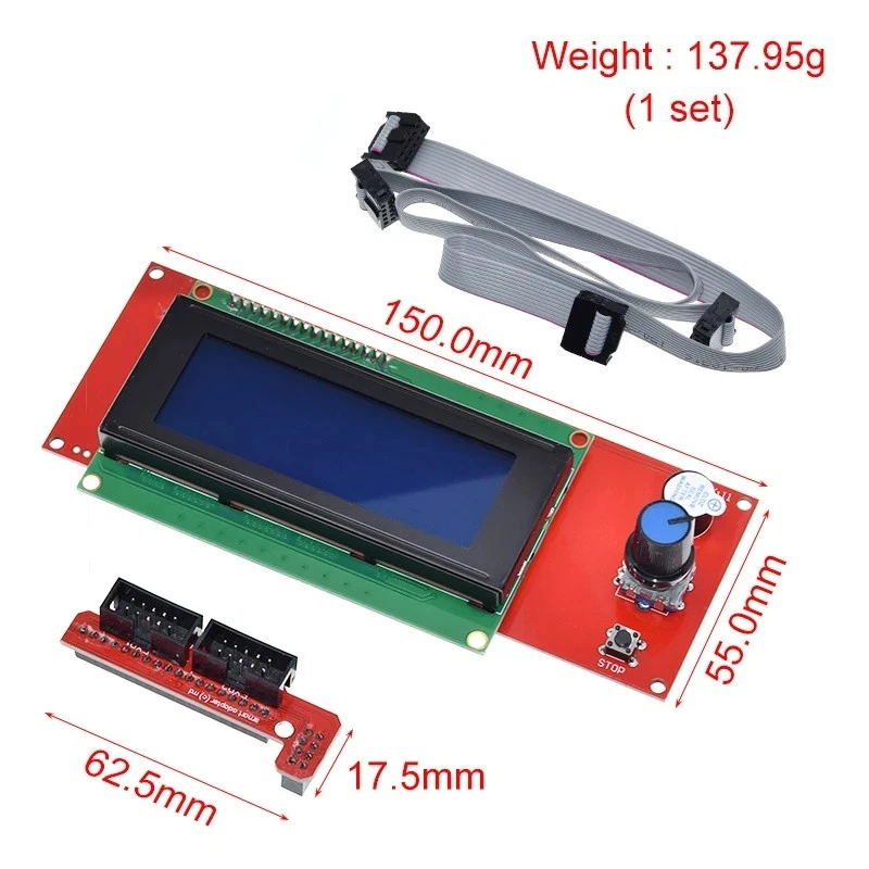 3D printer reprap smart controller Reprap Ramps 1.4 2004LCD control