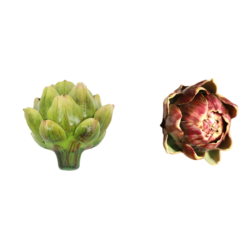 Non-toxic Artificial Artichoke Plant For Lovers - Realistic Appearance No Withering Good Hand Green