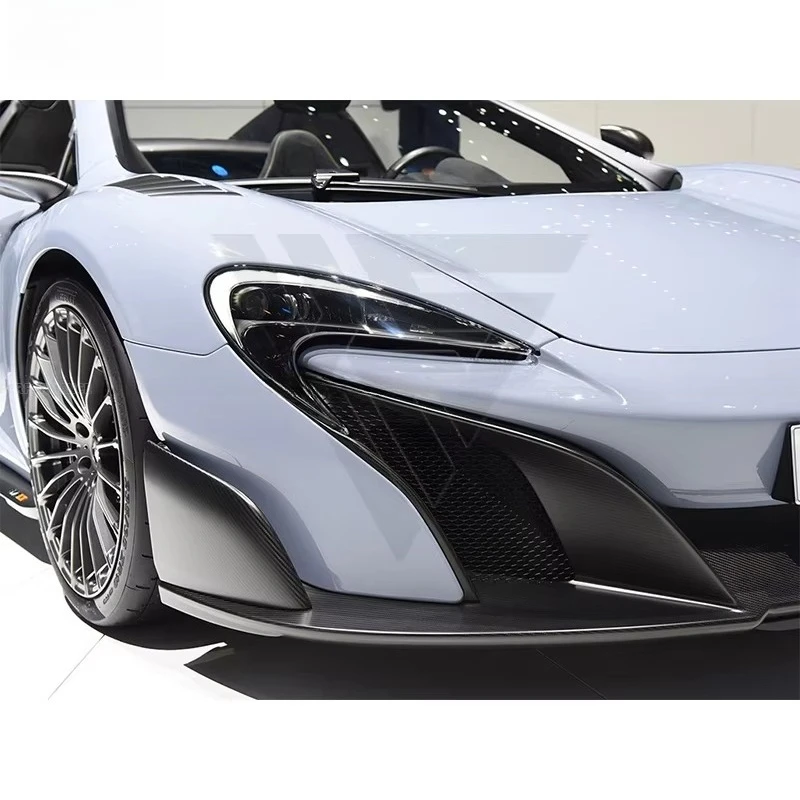 675LT Style Dry Partial Carbon Fiber Car Exterior Parts Front Bumper for McLaren MP4-12C 625C 650S 2014-2017 Carbon Bumper