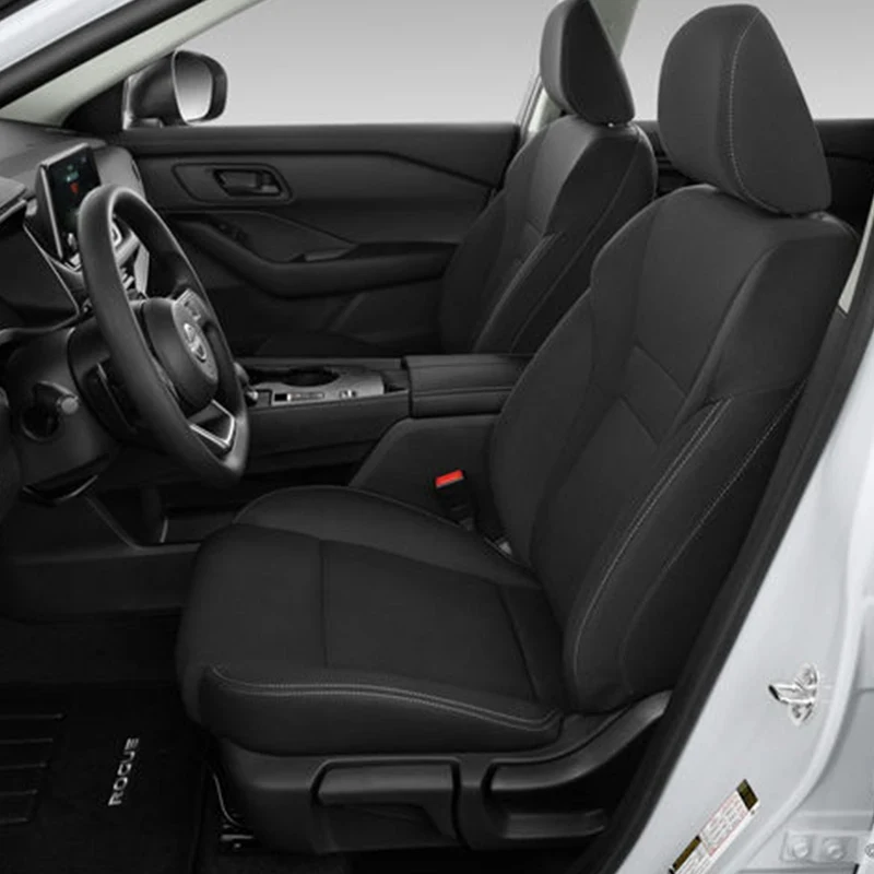 

Suitable forCustom Fit Car Accessories Seat Covers Full Set Top Quality Synthetic Leather Specific for Nissan X-Trail Rogue 5 Se