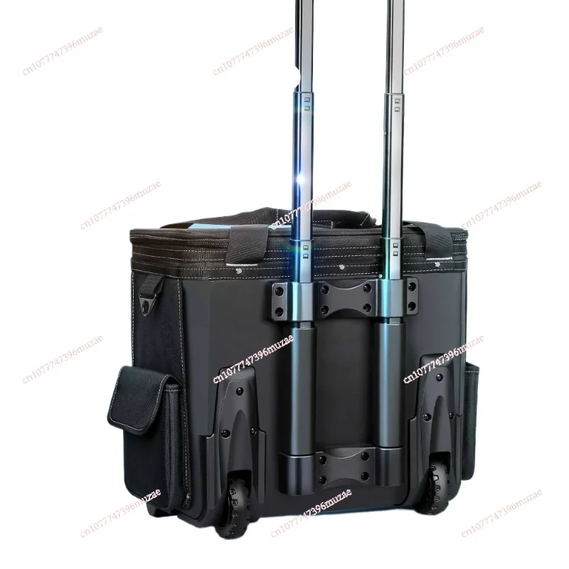 

Wheeled Tool Kit, Sturdy and Durable, Pull Rod Tool Kit, Industrial Grade Portable Hand Pulled Cart