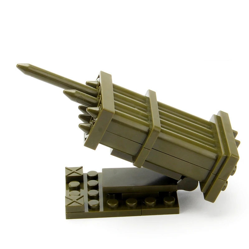 The  Weapons Throwable Cannon Artillery Weapon SWAT Building Blocks Educational Toys for Children Gifts