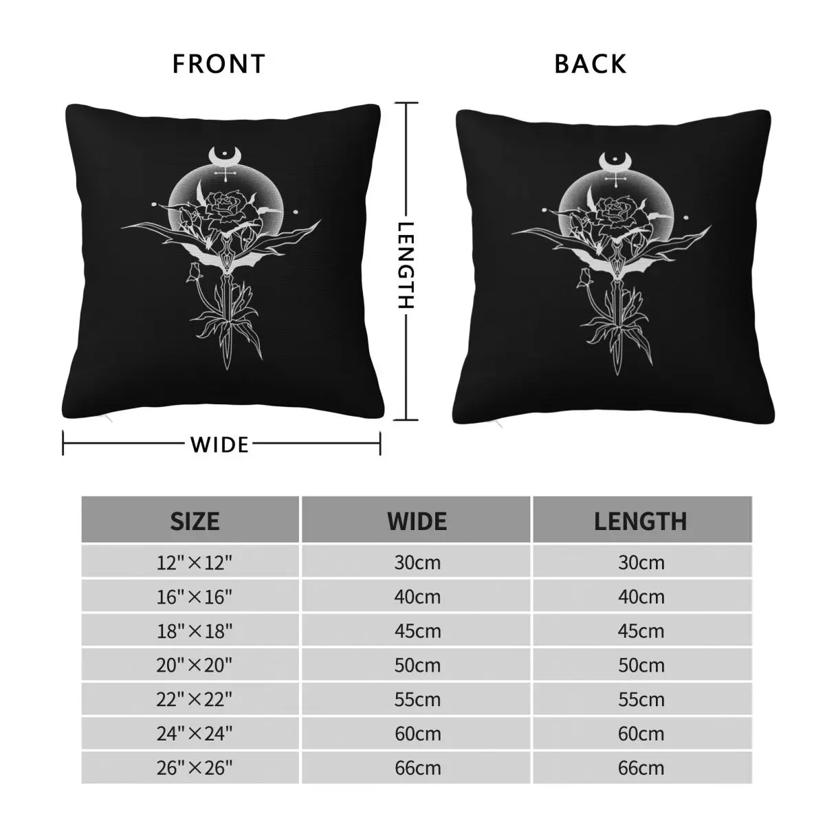 Bela Dimitrescu Tattoo Symbol Square Pillowcase Polyester Linen Velvet Creative Zip Decor Pillow Case Home Cushion Cover